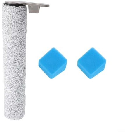 BildeeMait For JONR ED12 Pro Vacuum Cleaner Roller Brush Filter Set With Sponge Replacements And Lint Brush For Effective Dust And Hair Removal(A)