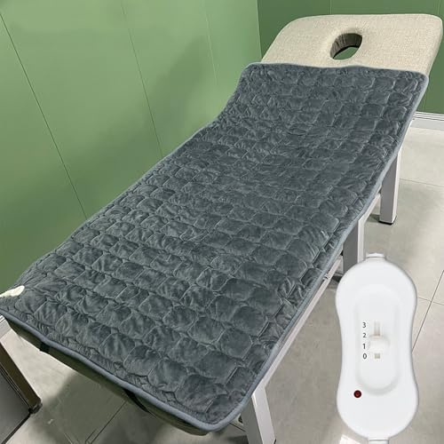 Matelas Chauffant Électrique Pour Salon De Beauté, Surmatelas Pour Lit De Soins Des Cils, Matelas Pour Table De Massage, Couverture Chauffante Épaisse En Velours, Accessoires Pour Lit De-Spa,150*80cm