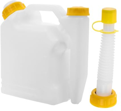 DOITOOL Abs Gas Mixing Tank Bottle with Measurement for Two-stroke Engines Oil Mix Container for Chainsaw and Lawn Mower Reusable Engine Oil Mixing Bottle