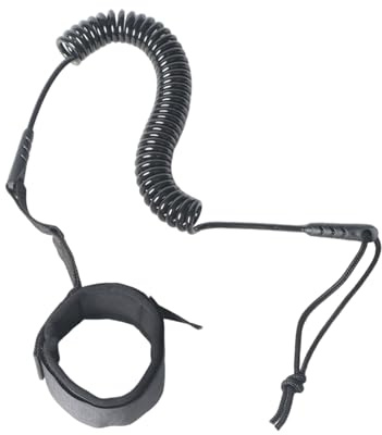 Laisse De Planche À Pagaie Enroulée – Sangle De Jambe Élastique Pour Planche De Surf, Laisse De Rechange Pour À Pagaie, Bobine En TPU Durable, Manchette De Cheville Confortable | Équipement De