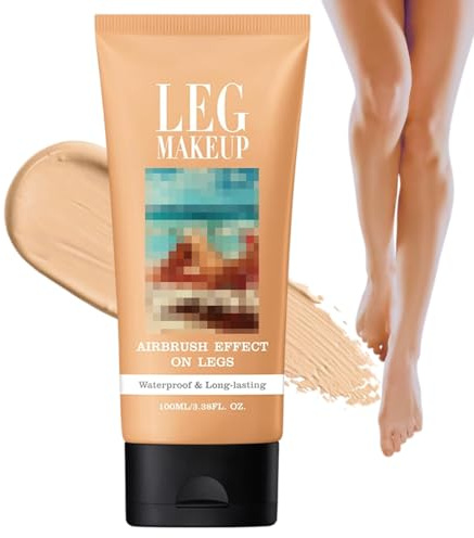 Wasserfest Bein Make up ohne Übertragung,Body Coverage Perfector for Legs,Tattoo Make Up Cover,Leg Makeup without Transmission,100ml Skin Perfecting Body Foundation,Flawless Skin Perfecting Concealer