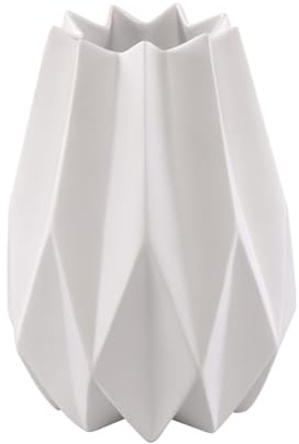 Goebel - Vase - Polygono Star - Porzellan - weiß 21,5 cm
