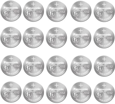 Panasonic CR2032 3 Volt Lithium Coin Battery, 10 Count (2 Pack)