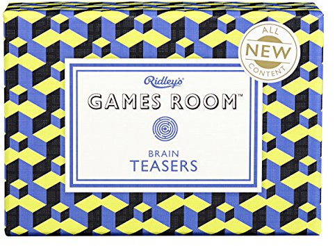 Ridley’s Brain Teasers Second Edition Trivia Card Game – General Knowledge Quiz Game for Kids and Adults – 2+ Players – Includes 140 Unique Questions Cards – Fun Family Game – Makes a Great Gift