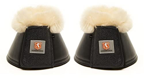 Horsecode Hufglocken Black Glamour L