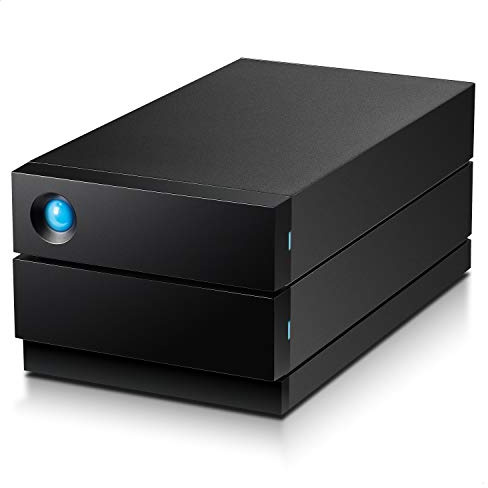LaCie 2big RAID, 28TB, External Hard Drive Desktop, USB-C, 7.200 RPM, Enterprise Class Drives, for Mac and PC Desktop, 5 year Rescue Services (STHJ28000800)