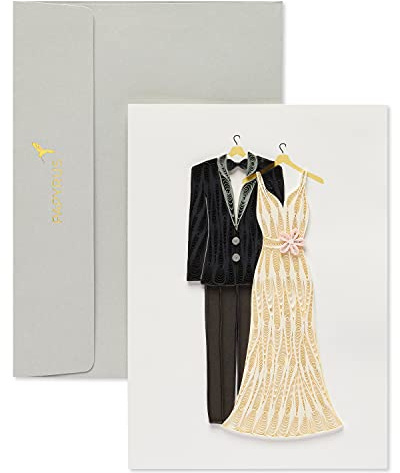 Papyrus Premium Wedding Quilling Card (The New Mr. & Mrs.)