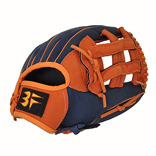 BANGHA Baseball Handschuhe Baseballhandschuh Kinder Trainingsgeräte Baseballhandschuh Lederfänger Baseball Glove (Color : Orange, US Size : 11 inches)