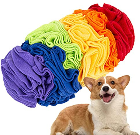 Schnüffelteppich Für Hunde, Schnüffelmatte Für Hunde, Riechen Trainieren Intelligenzspielzeug Futtermatte, Langlebige Haustier-Futtermatte, Interaktives Spielzeug, Trainingsmatte Für Haustiere Katzen
