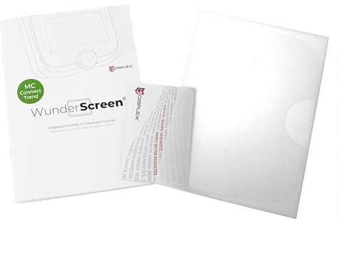 Wundermix - WunderScreen® Displayschutz für MC Connect,Trend | Für Monsieur Cuisine Trend, Schutzfolie gegen Bruch & Kratzer, langlebig & kratzfest