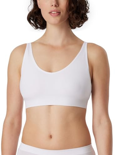 Schiesser Damen Soft BH mit Herausnehmbaren Pads Nahtlos - Classic Seamless Sport-BH (1er Pack)
