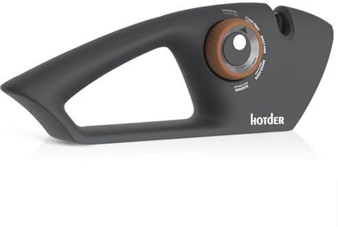 Messerschärfer - professioneller,knife sharpener, 5 in 1 Manuelle Messerschärfer, Messerschleifer Profi Ergonomischer Griff Messer schärfen für Küchenmesser