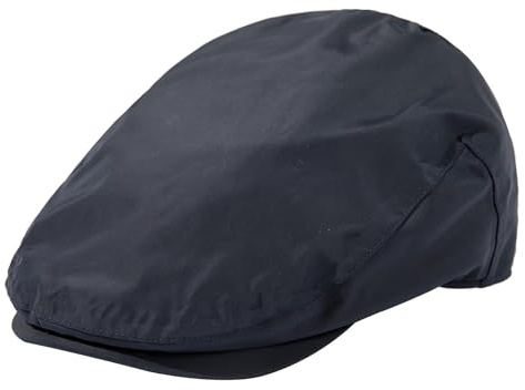 TOP-EX Men's Waterproof Peaked Flat Cap - Stylish Newsboy and Baker Boy Hat for Golf, Fishing, and Outdoor Activities, Gatsby Duckbill Cap for Shooting, Walking, and Hunting Navy M/L