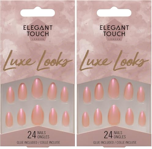 Elegant Touch Luxe Looks Crème Brulee (Pack of 2)