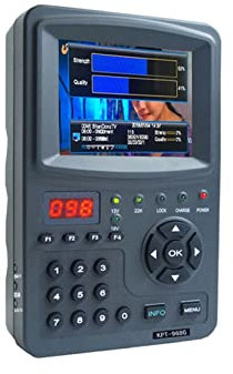Misuratore di segnale satellitare, Digital Satellite Finder KPT 968HD Meter 3.5 TFT LED DVB-S2 DVB-S Sat Finder MPEG-4 1080P Full HD Satfinder portatile KPT-968G per la regolazione della parabola sate