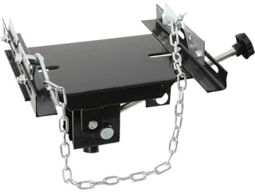 ECUTEE Adaptador para elevador de caja de cambios, posicionador, dispositivo de soporte, accesorio, bandeja adaptadora para gato de transmisión, placa de soporte de 500 kg, estabilizador para elevador