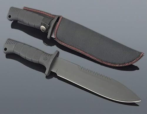 Generisch Outdoormesser/Jagdmesser 30 cm – Robustes Messer mit 18 cm Klinge – Breite 4 cm – Inkl. Scheide – Ideal für Camping, Bushcraft, Survival & Outdoor-Abenteuer