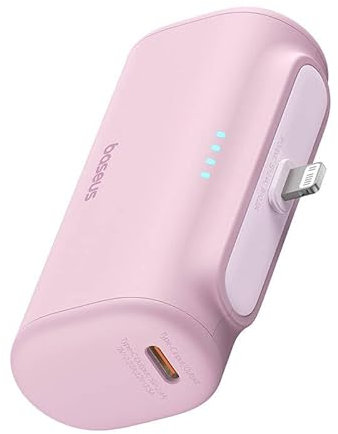 Baseus Powerbank OS Compact IP 5000 mAh 20 W (rosa)