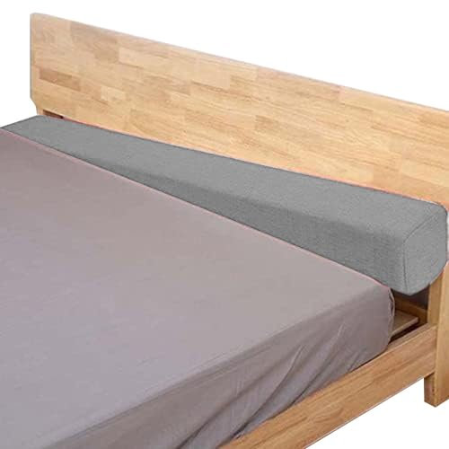 Bettlückenfüller, langer Bettverbinder für Doppelmatratzen, 140/180/200 cm, Bettbrücke, Dunkelgrau (140 x 20 x 20 cm), beseitigt Lücken und erhöht den Komfort