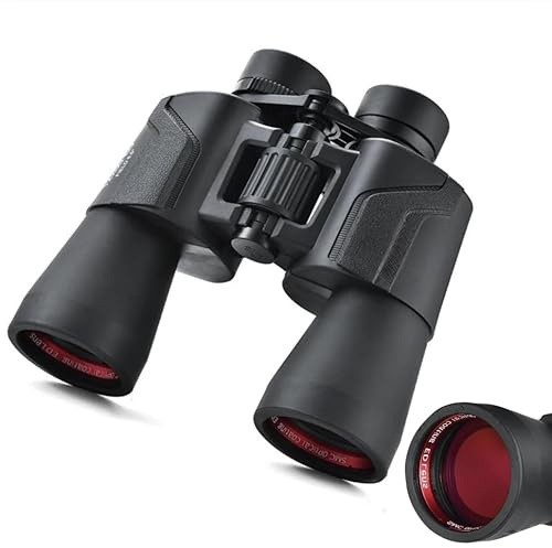 Fernglas 12x50 HD für Erwachsene inkl. Tasche & Trageriemen – Klare Bilder, natürliche Farben, breites Sichtfeld, leichtgewichtig – Ideal für Vogelbeobachtung, Jagd, Wandern, Sport und Konzerte