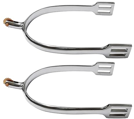 Generisch Horse Spurs für Männer - Cowboy Spurs Boots | Rotierende Kupfer Zahnrad angespannt | 4,33x2,99 Zoll, verchromte Zinklegierung, Dressur für Frauen | Reitfahrzubehörunterhaltung