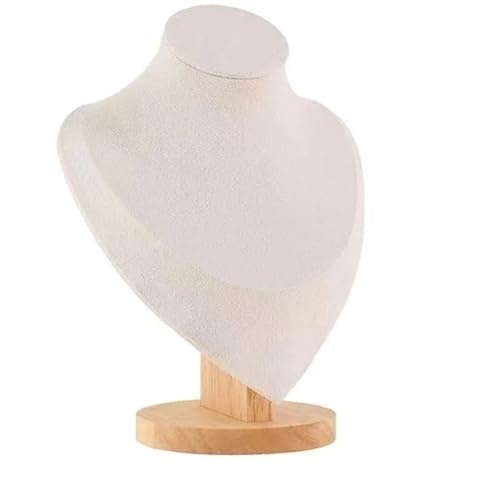 XUWEWI Espositore Per Collane Modello busto espositore for gioielli in velluto, collane, pendenti, manichino, stand for(M)