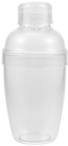 FONDOTIN Shaker per Cocktail in Plastica 350 Ml con Bilancia Precisa e Impugnatura Confortevole per Bar e Cucina