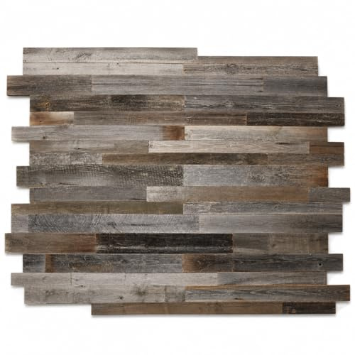 RETIMBER WORKS Altholz Wandverkleidung Holz Wand Kiefer 0,8 m2 pro Box, Holzverkleidung Wand, Holz Wandverkleidung Innen, Altholz Bretter, Wandpaneele Kiefer