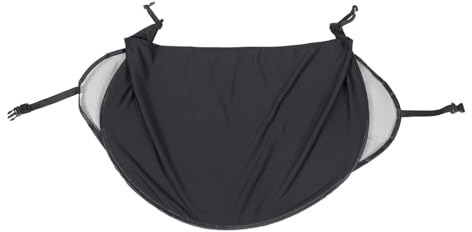 SUPVOX Funda Protectora Parasol Para Cochecito De Ñiño Negra, Elástica y Resistente Al Viento, Cobertura Solar Para Exterior, Cubierta Práctica y Duradera Para Bebés