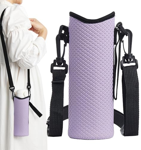 Générique Sac à Bouteille d'Eau | Porte-Gourde Isolant Réutilisable Grand,Porte-Bouteille Isotherme | pour Sport Voyage Plein Air Camping Randonnée Chasse Escalade Marche Pique-nique Femmes Hommes