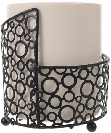 Veemoon Porte-cuillères en Céramique Noir Grosse Taille, Pot de Rangement pour Ustensiles Cuisine, Organiseur pour Agitateurs et Cuillères à Café, Accessoire Pratique pour Bar à Café