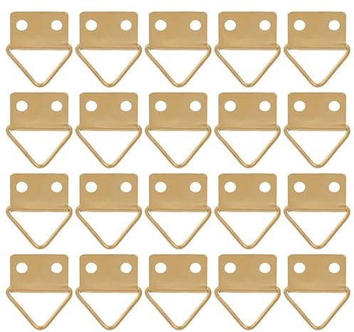 Boucles pour Cadres Photo Murales en Métal, Lot de 150 Pièces | Cadres et Tableaux à L’huile, Fixation Discrète, Format Compact et Pratique, Usage Bureau Suspendre Murale