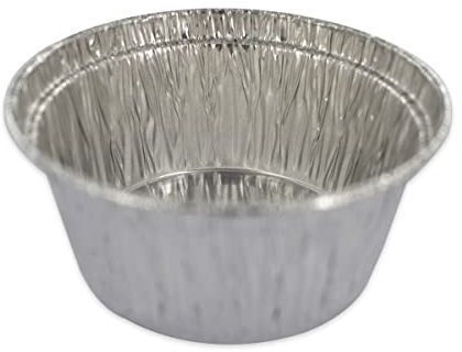 Fackelmann Ramequins 2433150-Juego ramequines de Aluminio, 10 Unidades, Color Plateado