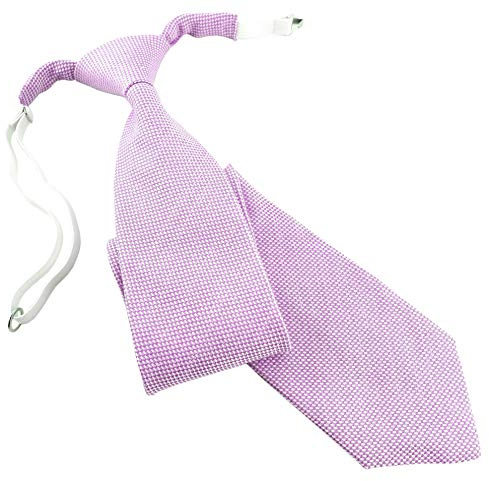 TigerTie Corbata infantil de piqué en un estampado – preatada con goma elástica