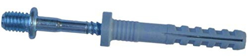 Nageldübel ''FIX - M'' mit Metrischem Anschlussgewinde | 6x40 / M6 200 Stück | Dübel aus reinem Nylon Zylinderkopf | Hüfner Made in Germany