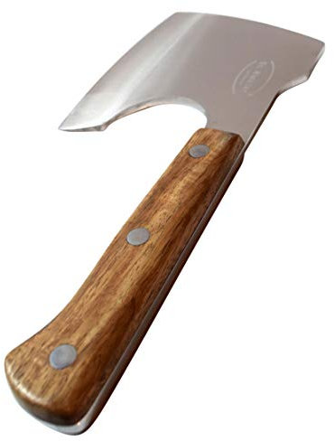 Dr. Richter Küchenbeil mit extradicker Klinge (5 mm) Küchenaxt Hackmesser axtförmig