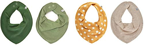 Pippi Halstücher 4er Pack Baby Lätzchen Dreieckstücher (4er Big Woods)