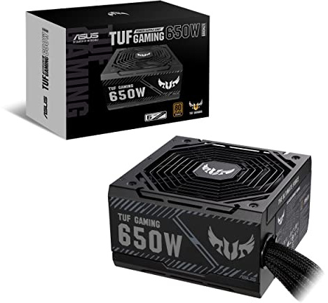 ASUS TUF Gaming 650W Netzteil (80 Plus Bronze, 0db-Technologie, 80cm 8-Pin CPU-Anschluss, Schwarz)