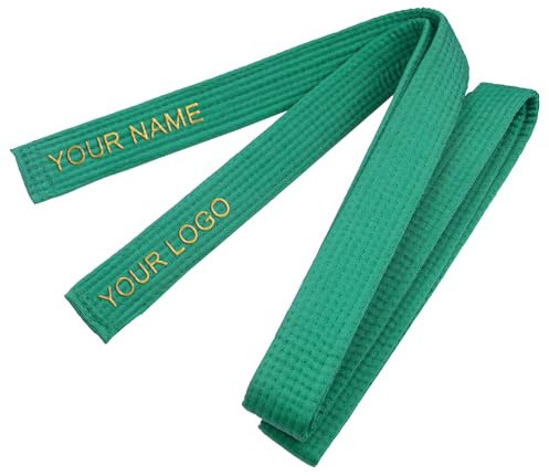 TopTie Personalisiert Karate Gürtel Taekwondo Budo Gürtel für Kampfsport
