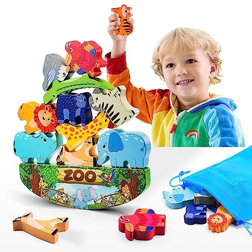 DejaNard Spiele ab 2 3 4 5 Jahren, Montessori Spielzeug ab 2 3 4 5 6 Jahre Mädchen Junge Ostergeschenke Kinder Geschenk Mädchen Junge 3-5 Jahre Holzspielzeug Kinderspielzeug ab 2-5 Jahre