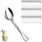 Cuillere a cafe Set de 36, Set de cuillere en acier inoxydable PionStar, (5.5/14cm), Lavable au lave-vaisselle, Petite cuillère à dessert/Cuillere a glace/Petite cuillère pour la maison