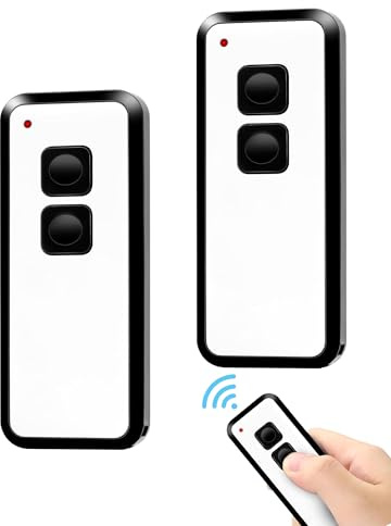 433.92MHz Handheld Transmitter for Novoferm Novotron 502 Max43-2, Mini-Novotron 522, Mini-Novotron 524 Design, Universal Garage Door Opener Remote Control, 2 Channels Replacement Remote Control for