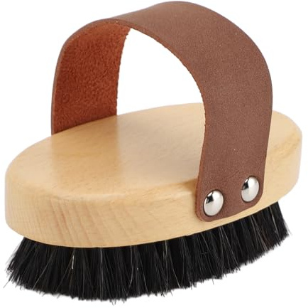 Cepillo de Piel Seca Cepillo Corporal Exfoliante Cepillo de Cobre con de Madera de Haya para Eliminación de la Piel Muerta Drenaje Linfático Circulación Sanguínea