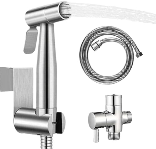 Spray bidet, pulvérisateur de toilette - Spray de douche hygiénique | Accessoires de nettoyage à pression d'eau réglables pour ordinateurs portables portables de lavage pour