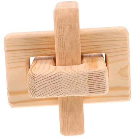 HAWILLOSCH Wooden Knot Decor for Home Rustic Chain Adornment for Bookshelf Coffee Table Unique Natural Wood Knot Decoration Farmhouse Style Accent Versatile Home Decor