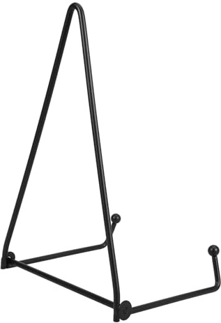 Cabilock Porte Assiette Murale en Métal, Support Pliable pour Assiette Décorative, Présentoir Discret pour Bureau et Étude