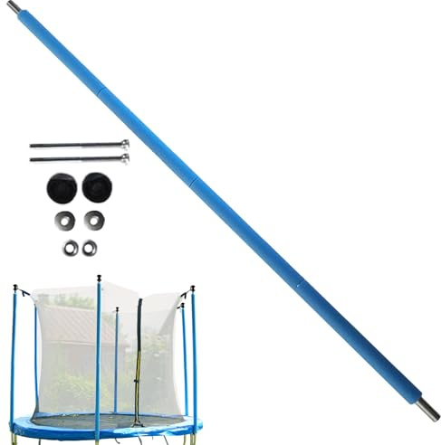 Universelles Trampolin Stangen Ersatz - Zuverlässige Trampolin Tahlstahlgehäusen Netzstangen mit Schaumstoffhülle für 6-16ft Gerader Stange Trampolinrahmen, Robust & Langlebig