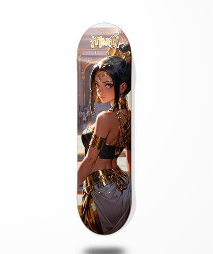 Maru Skateboard Deck Deck - Gold Mirror 8.0