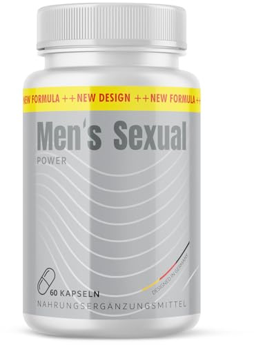 Men´s Sexual Power Kapseln - mit L-Arginin, L-Citrullin und Maca - Kraft für den aktiven Mann - Inhalt 60 Kapseln