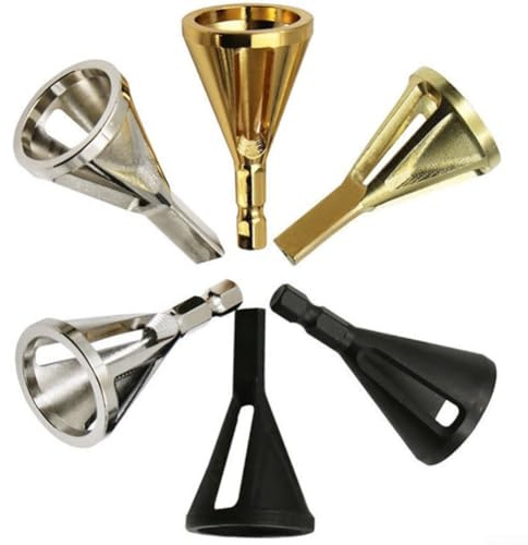 3 herramientas de desbarbado de acero inoxidable con puntas de chaflán para una reparación eficiente de pernos y tuercas, compatible con la mayoría de taladros eléctricos